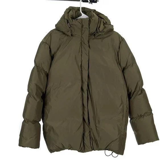 Jenni Kayne Sage Long Puffer Coat Jenni Kayne Sage Green Down